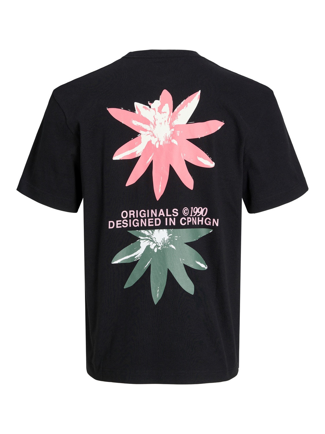 Jack & Jones Gedruckt Rundhals T-shirt -Black - 12252175