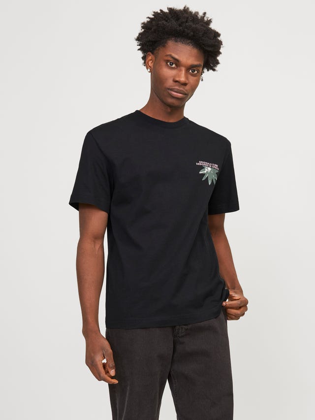 Jack & Jones Painettu Pyöreä pääntie T-paita - 12252175