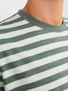 Jack & Jones Striped Crew neck T-shirt -Laurel Wreath - 12252176
