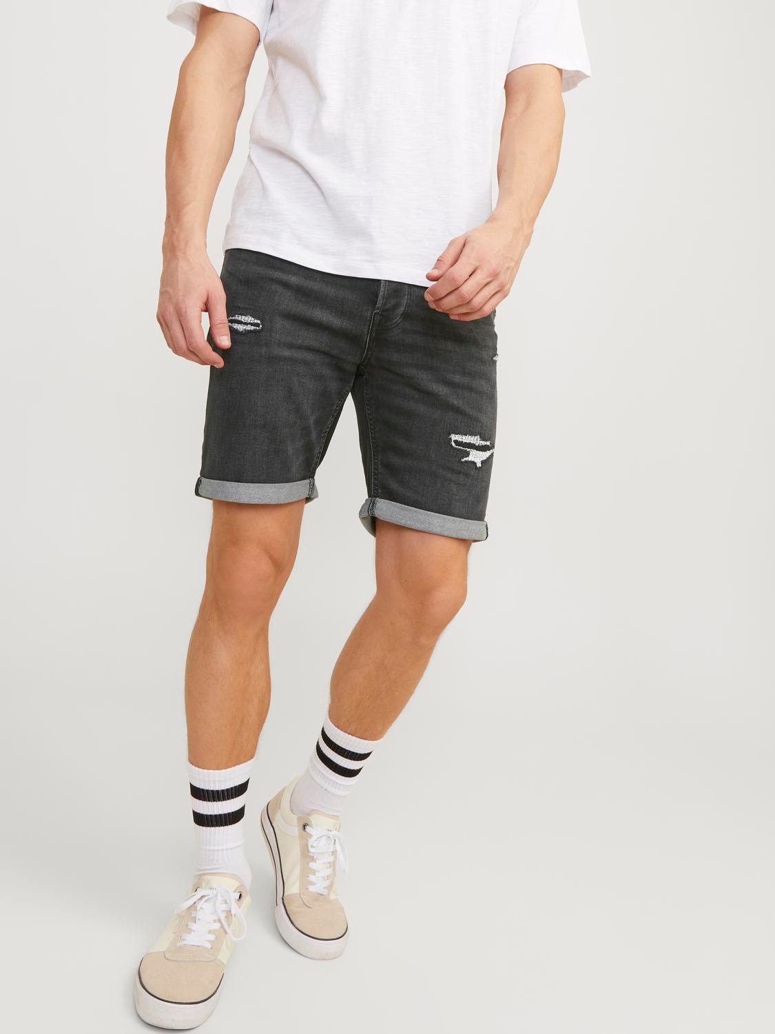 Jack & Jones Regular Fit Denim shorts -Black Denim - 12252247