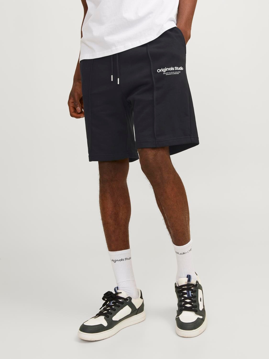 Jack & Jones Loose Fit Sweat shorts -Black - 12252251