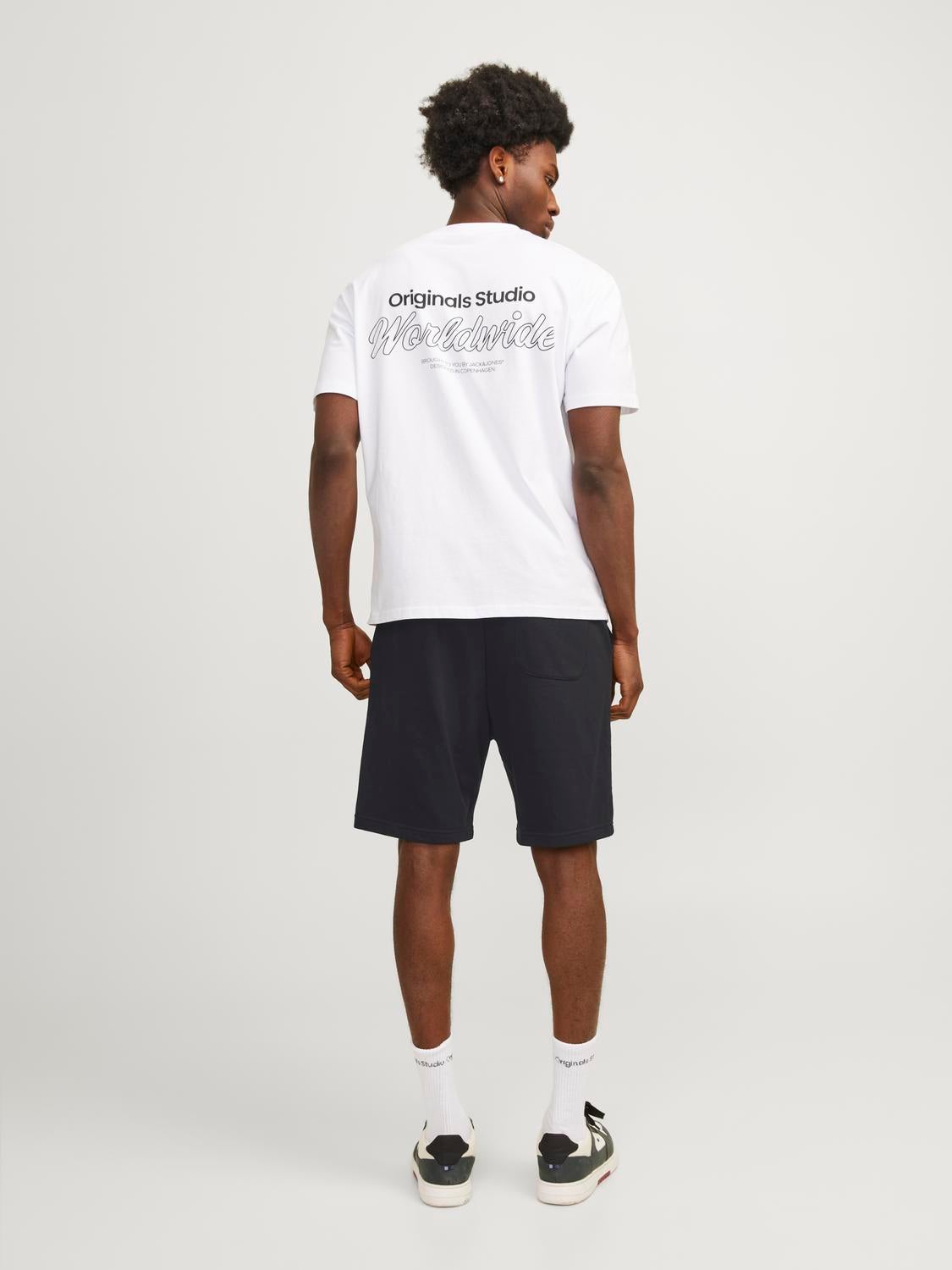 Jack & Jones Short en molleton Loose Fit -Black - 12252251