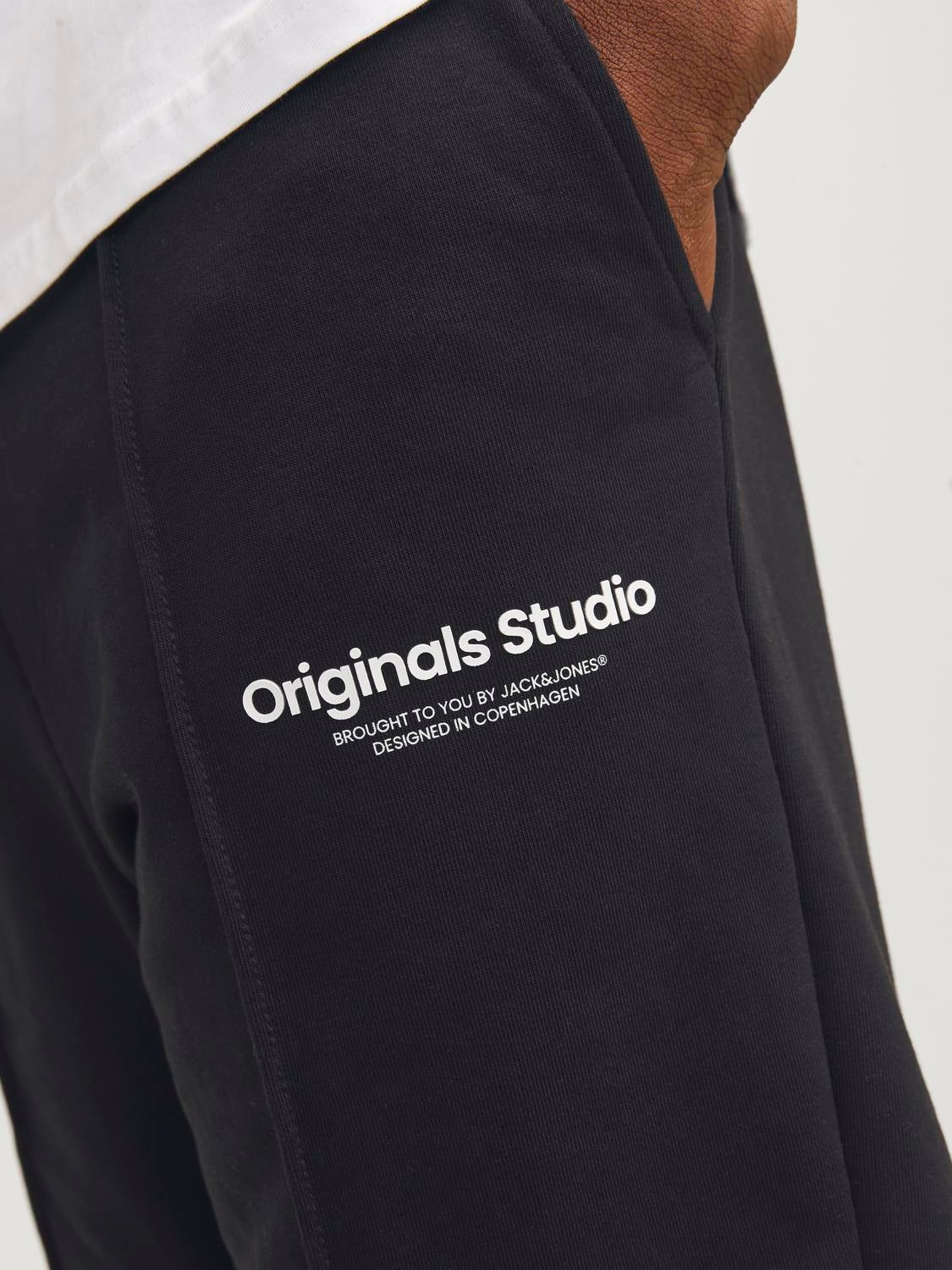 Jack & Jones Loose Fit Sweat shorts -Black - 12252251