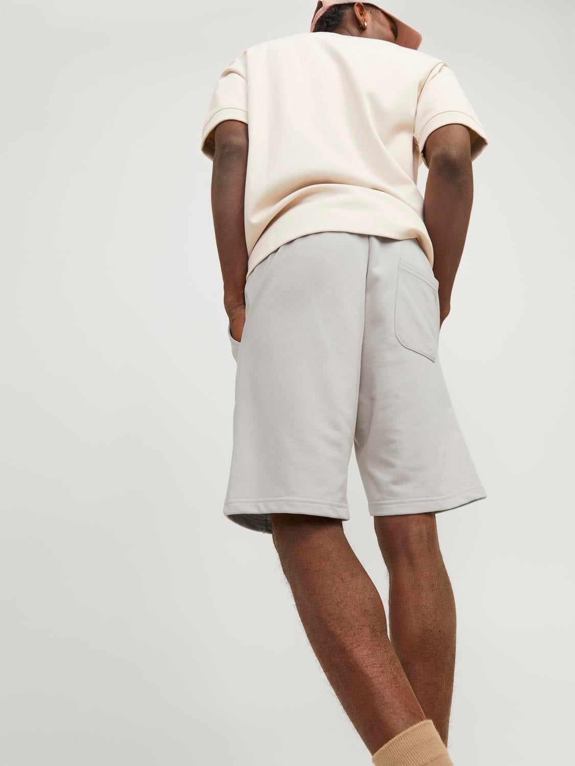 JACK & JONES Jpstgordon Charge Print Sweat Shorts Da Uomo – Pantaloni Corti Studio, Taglio Normale, Con Stampa