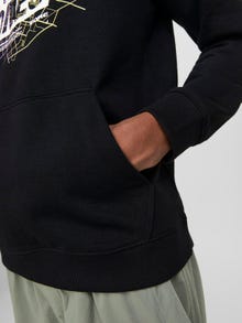 Jack & Jones Standard Fit Hoodie Set in sleeves Sweatshirts -Black - 12252310