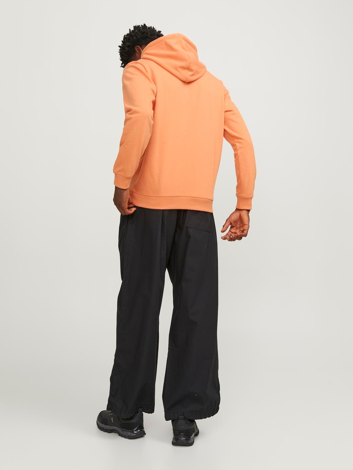 Jack & Jones Logó Kapucnis felső -Tangerine - 12252310