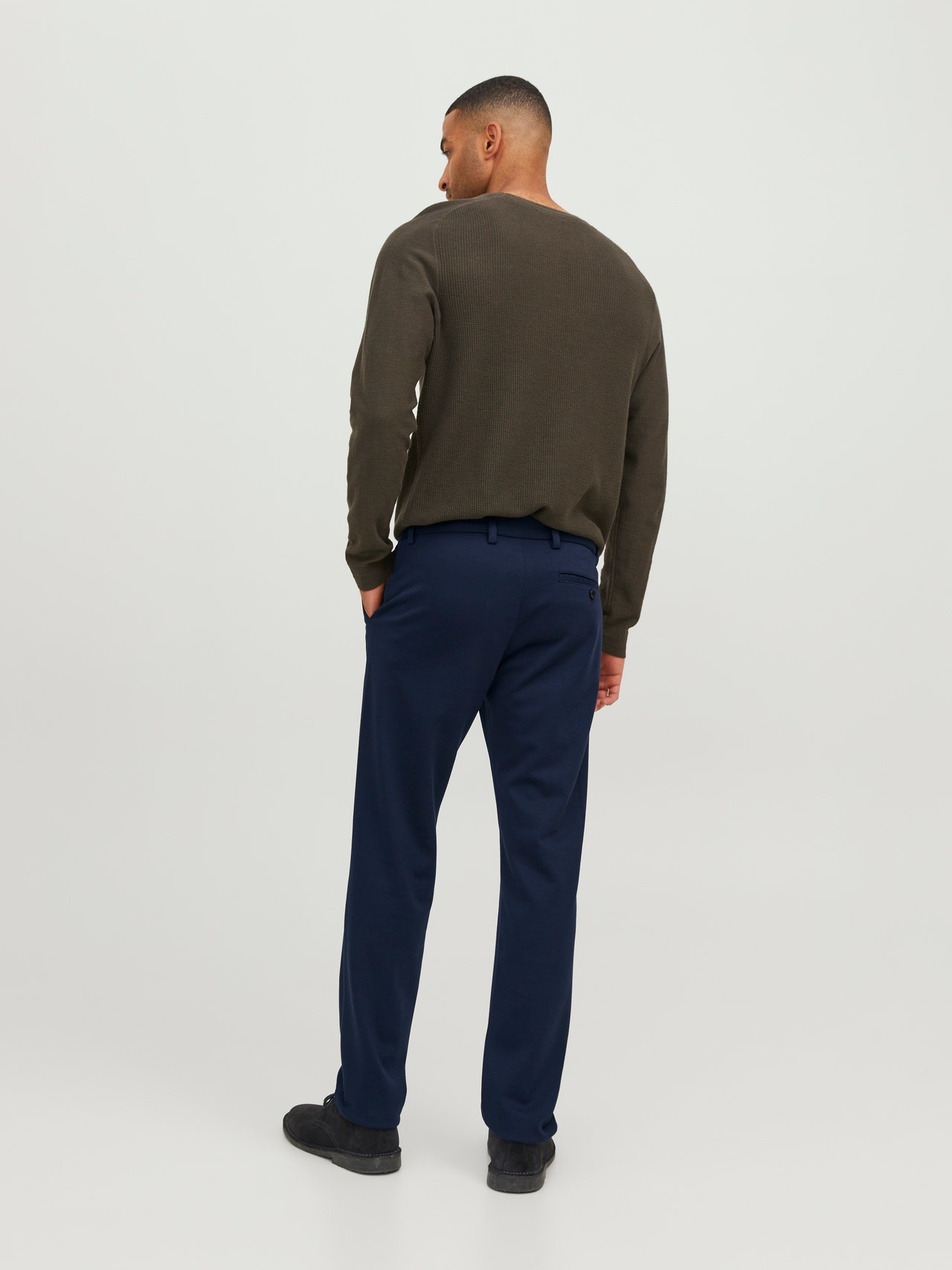 Pantalon classique Relaxed Fit | Bleu foncé | Jack & Jones Pantalon classique Relaxed Fit | Bleu foncé | Jack & Jones