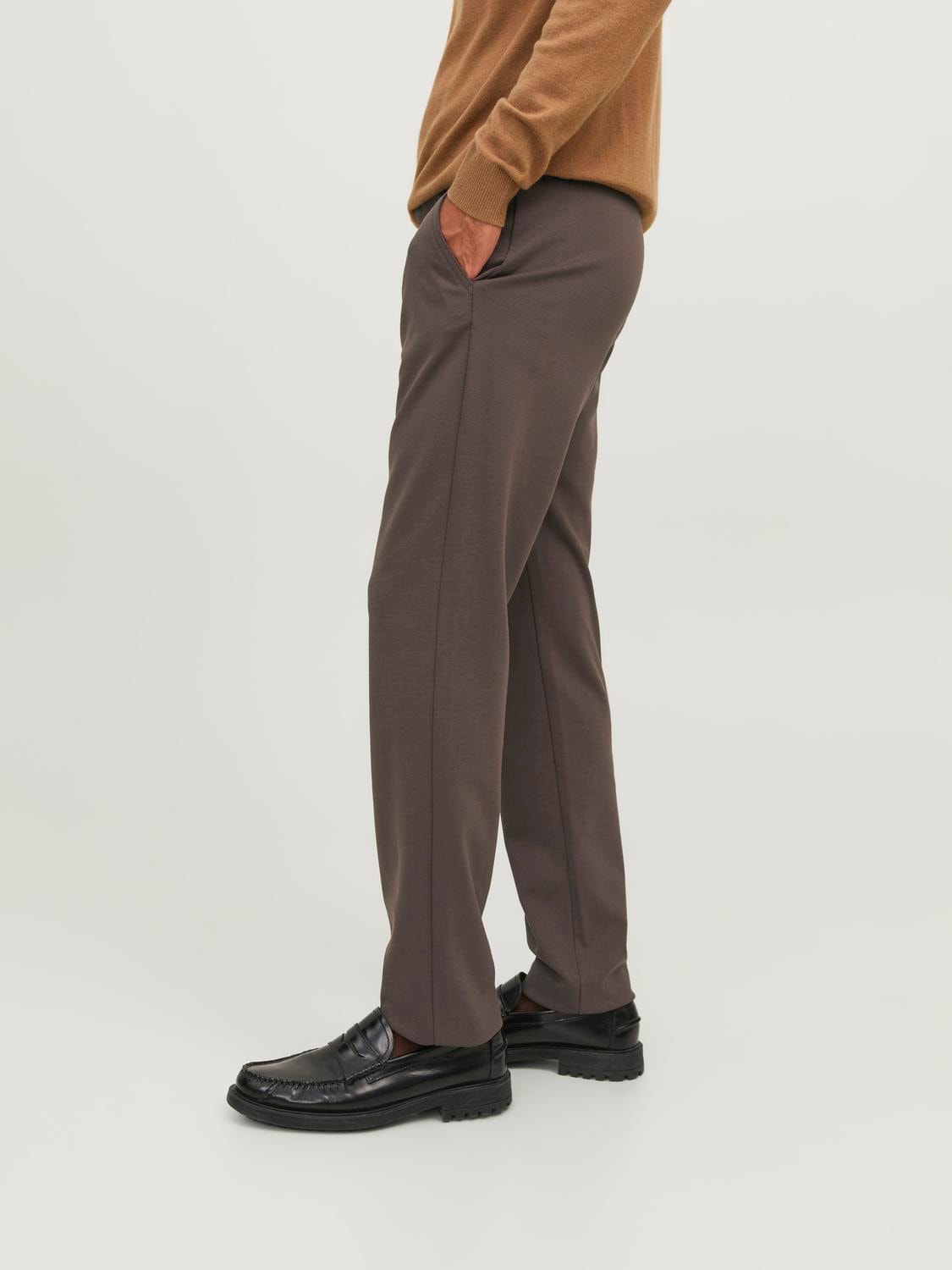 Jack & Jones Παντελόνι Slim Fit Chinos -Chocolate Brown - 12252350