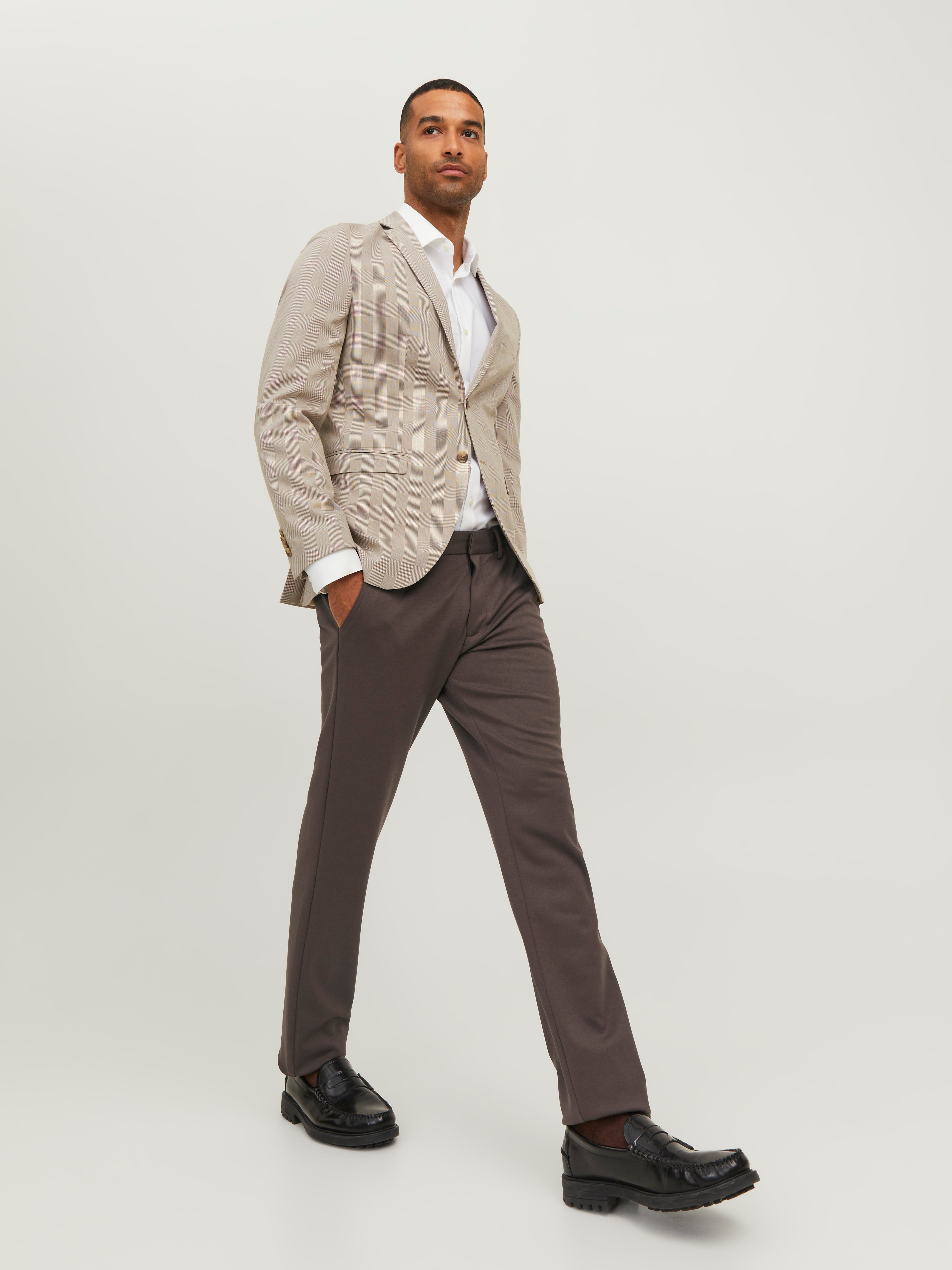 Jack & Jones Slim Fit Chino Hose -Chocolate Brown - 12252350