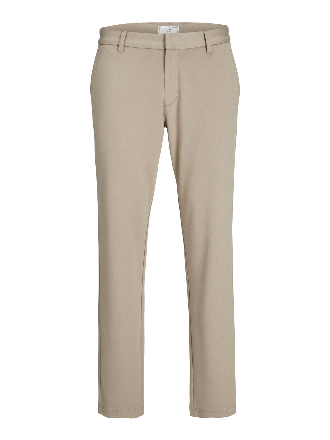 Oscar Jacobson Denz Casual Cotton Trousers Navy at CareOfCarl.com