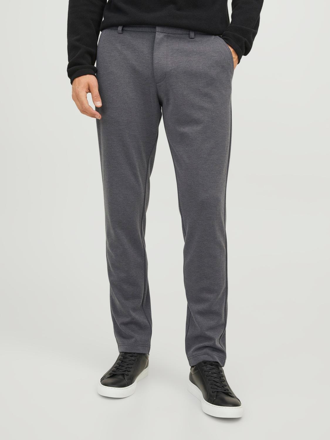 Jack & Jones Pantalones chinos Slim Fit -Grey Melange - 12252350