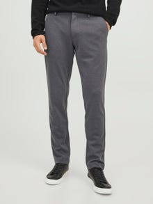 Jack & Jones Slim Fit Puuvillased püksid -Grey Melange - 12252350