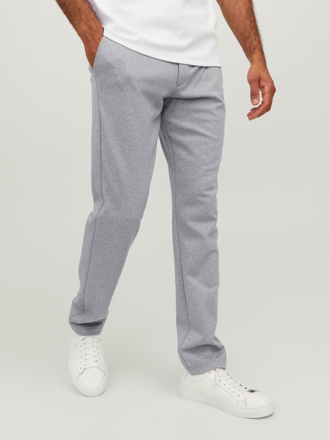 Grey chino fashion jeans