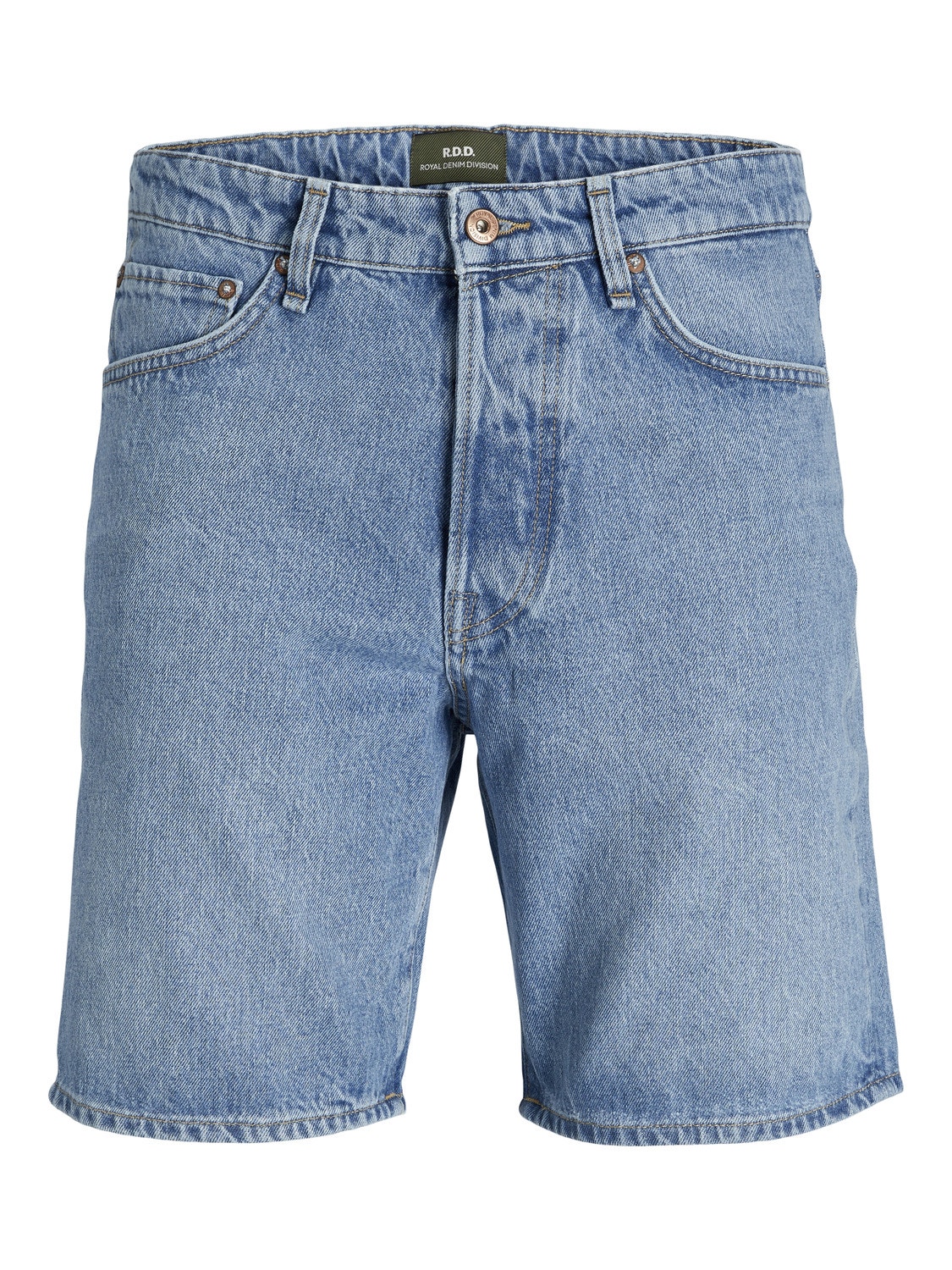 Jack & Jones RDD Loose Fit Jeans-Shorts -Blue Denim - 12252360