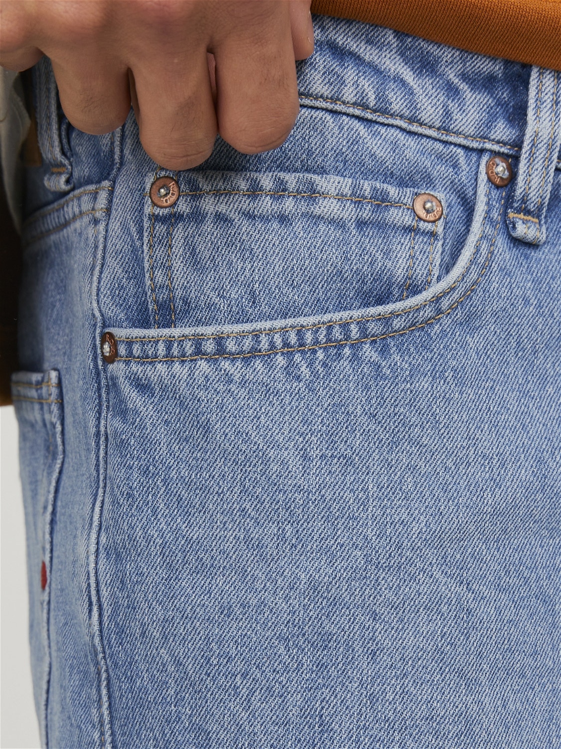 Jack & Jones RDD Loose Fit Jeans Shorts -Blue Denim - 12252360
