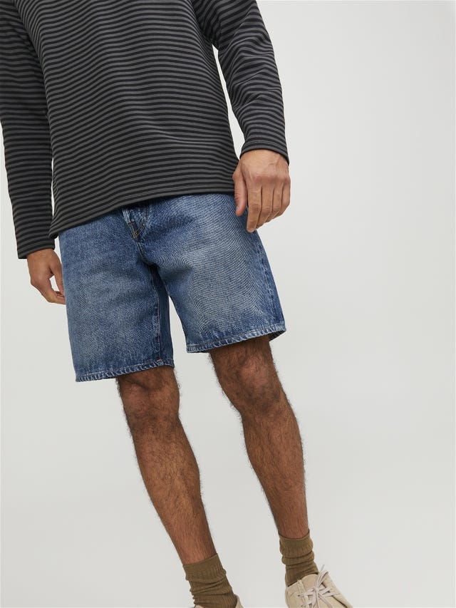 Jack & Jones RDD Loose Fit Jeans Shorts - 12252362