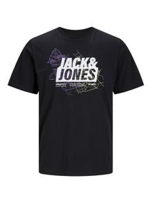 Jack & Jones Camiseta Estampado Cuello redondo -Black - 12252376