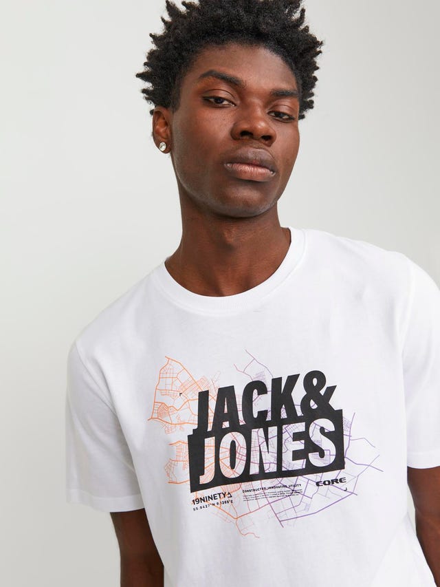 Jack & Jones Camiseta Estampado Cuello redondo - 12252376