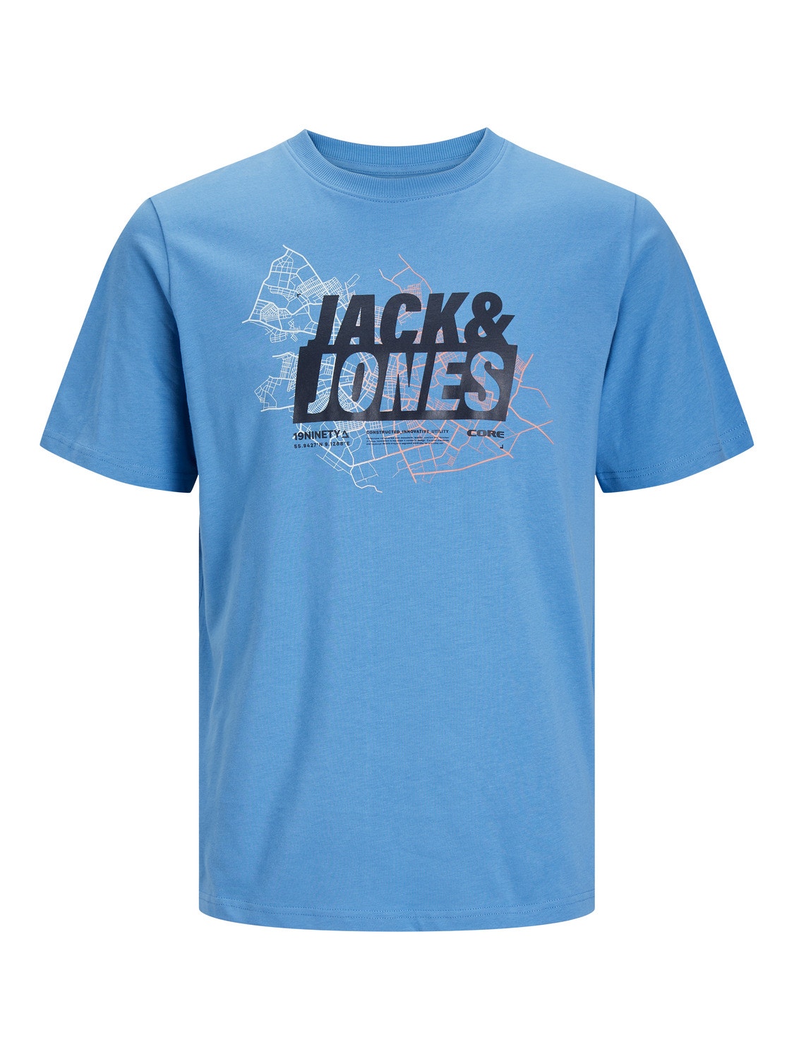 Jack & Jones Printed Crew neck T-shirt -Pacific Coast - 12252376