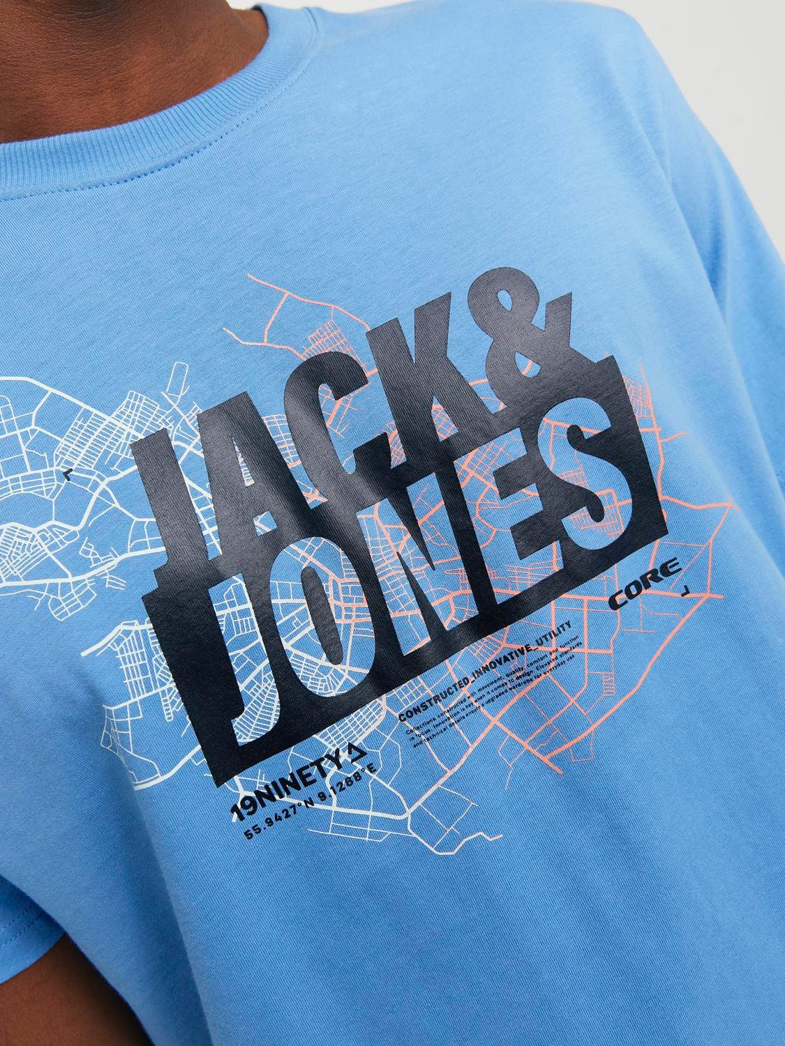 Jack & Jones T-shirt Imprimé Col rond -Pacific Coast - 12252376