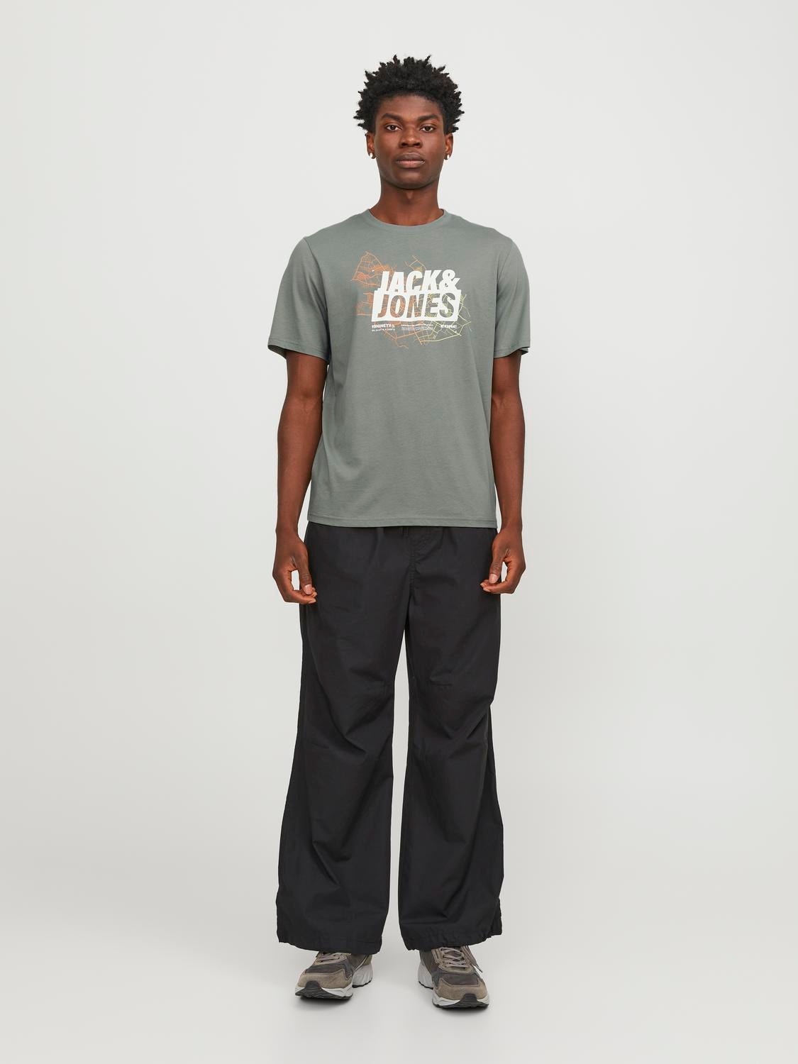 Jack & Jones Camiseta Estampado Cuello redondo -Agave Green - 12252376