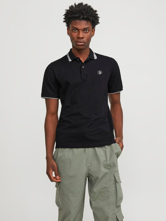 Jack & Jones Ühevärviline Polo T-särk - 12252395