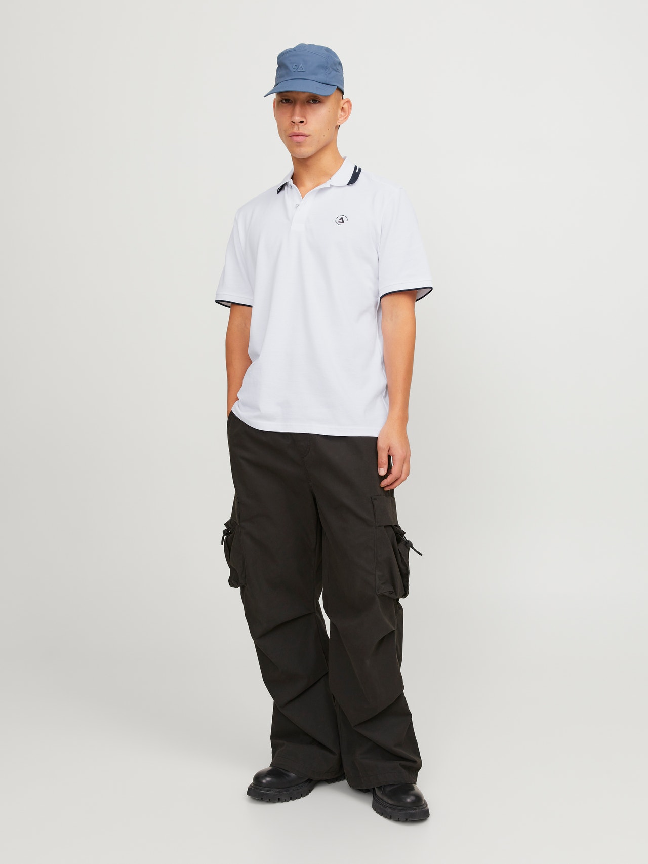 Jack & Jones Sima Póló Trikó -White - 12252395