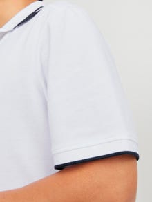 Jack & Jones Plain Polo T-shirt -White - 12252395