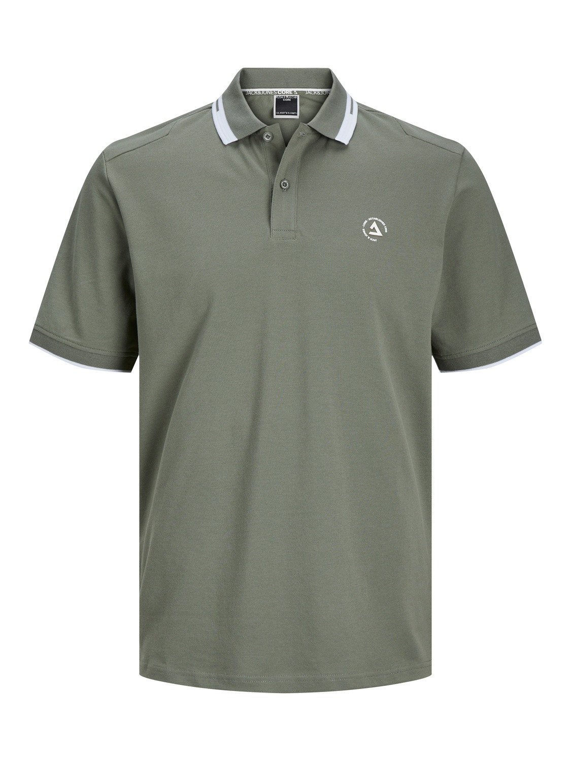 Jack & Jones Einfarbig Polo T-shirt -Agave Green - 12252395