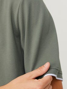 Jack & Jones Bez vzoru Polo límec Tričko -Agave Green - 12252395