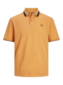 Jack & Jones T-shirt Liso Polo -Tangerine - 12252395