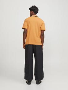 Jack & Jones Plain Polo T-shirt -Tangerine - 12252395