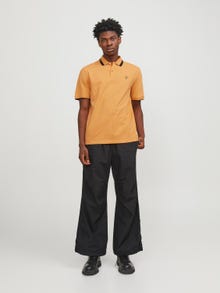Jack & Jones T-shirt Liso Polo -Tangerine - 12252395
