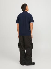 Jack & Jones Einfarbig Polo T-shirt -Navy Blazer - 12252395