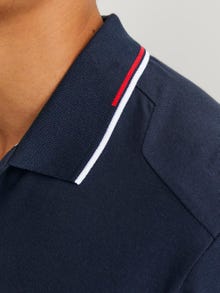 Jack & Jones Plain Polo T-shirt -Navy Blazer - 12252395