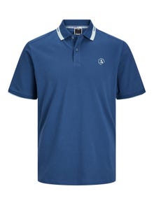 Jack & Jones Einfarbig Polo T-shirt -Ensign Blue - 12252395