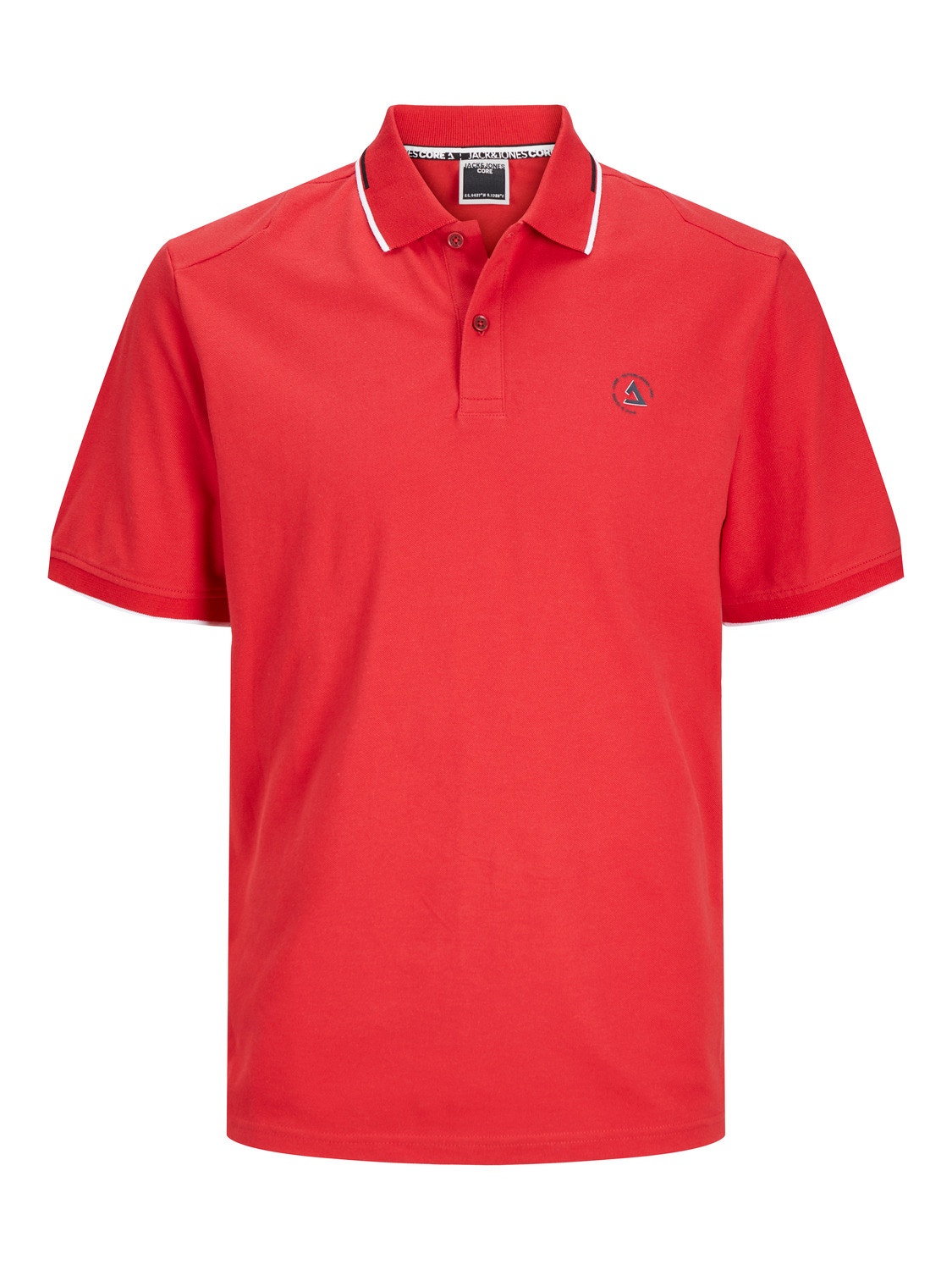 Jack & Jones Einfarbig Polo T-shirt -True Red - 12252395