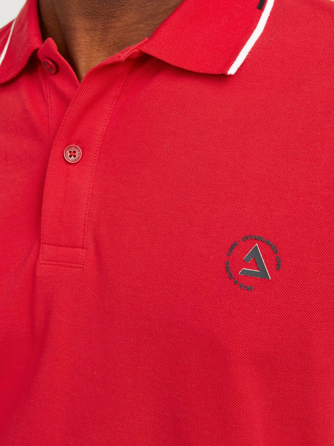 Jack & Jones Καλοκαιρινό μπλουζάκι -True Red - 12252395