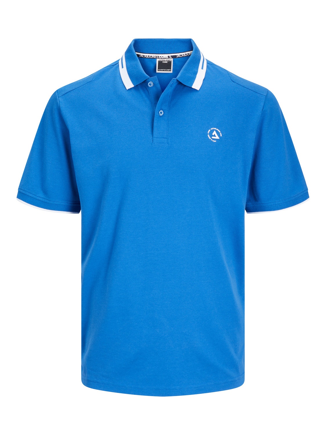 Jack & Jones T-shirt Liso Polo -Blue Iolite - 12252395