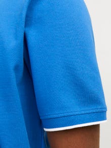 Jack & Jones Einfarbig Polo T-shirt -Blue Iolite - 12252395