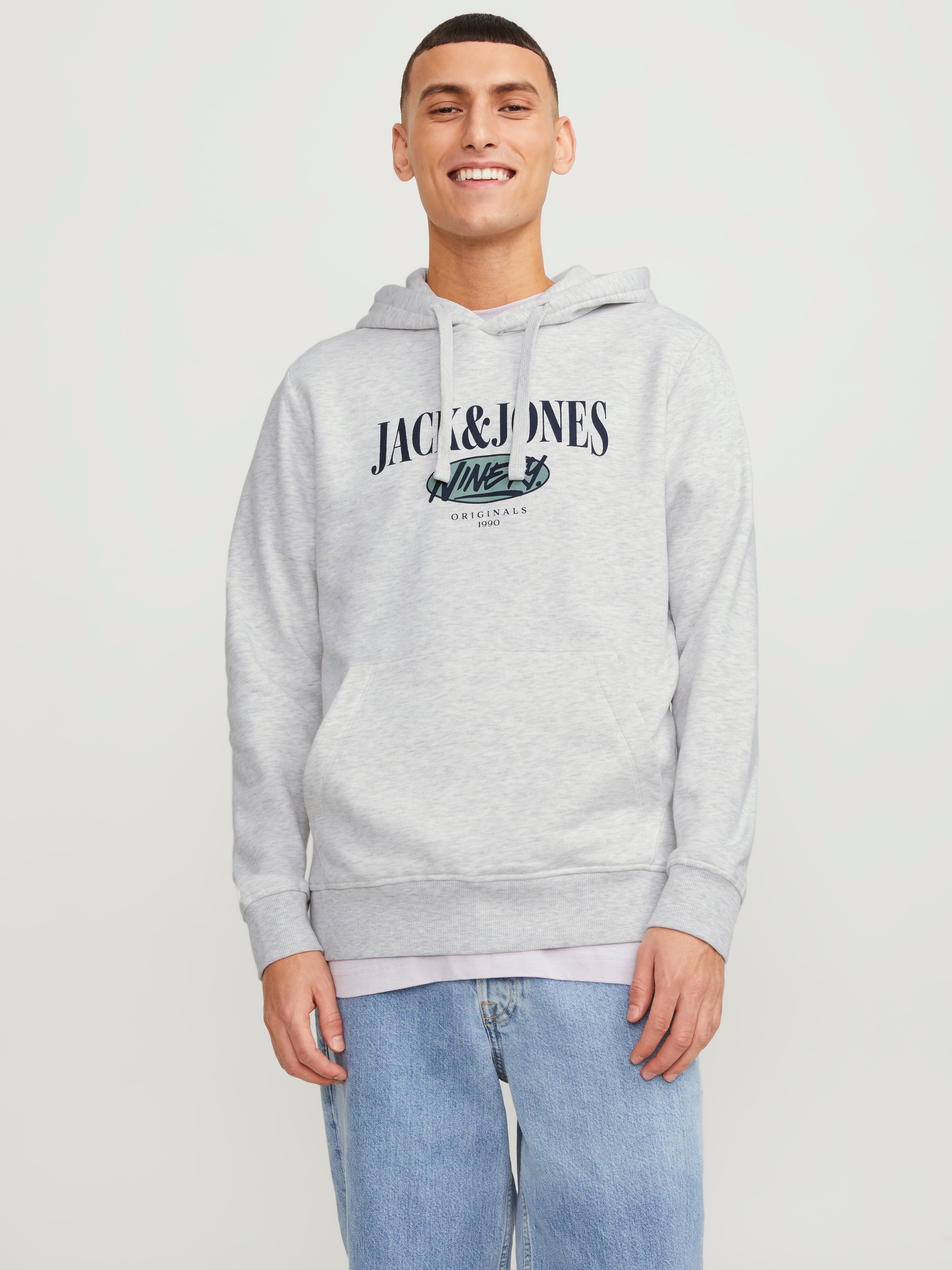 Jack & Jones Logo Hoodie - 12252402