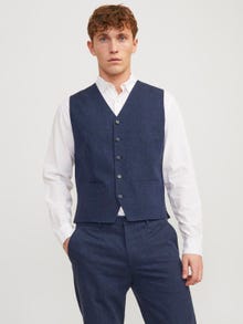 Jack & Jones JPRRIVIERA Regular Fit Tailored Waistcoat -Dark Navy - 12252464