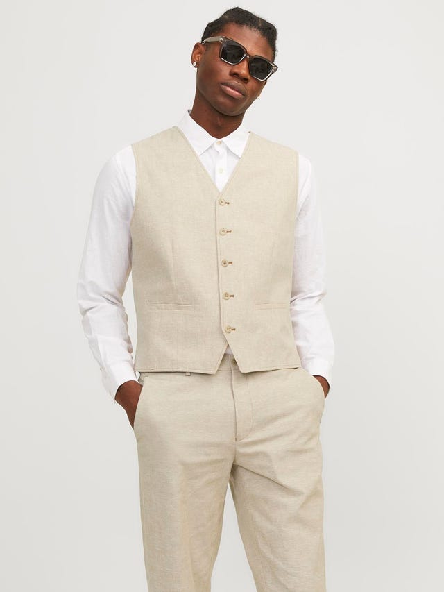 Jack & Jones JPRRIVIERA Regular Fit Tailored Waistcoat - 12252464