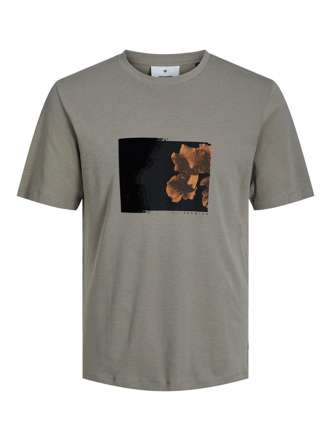 Jack & Jones Fotodruck Rundhals T-shirt -Brindle - 12252521