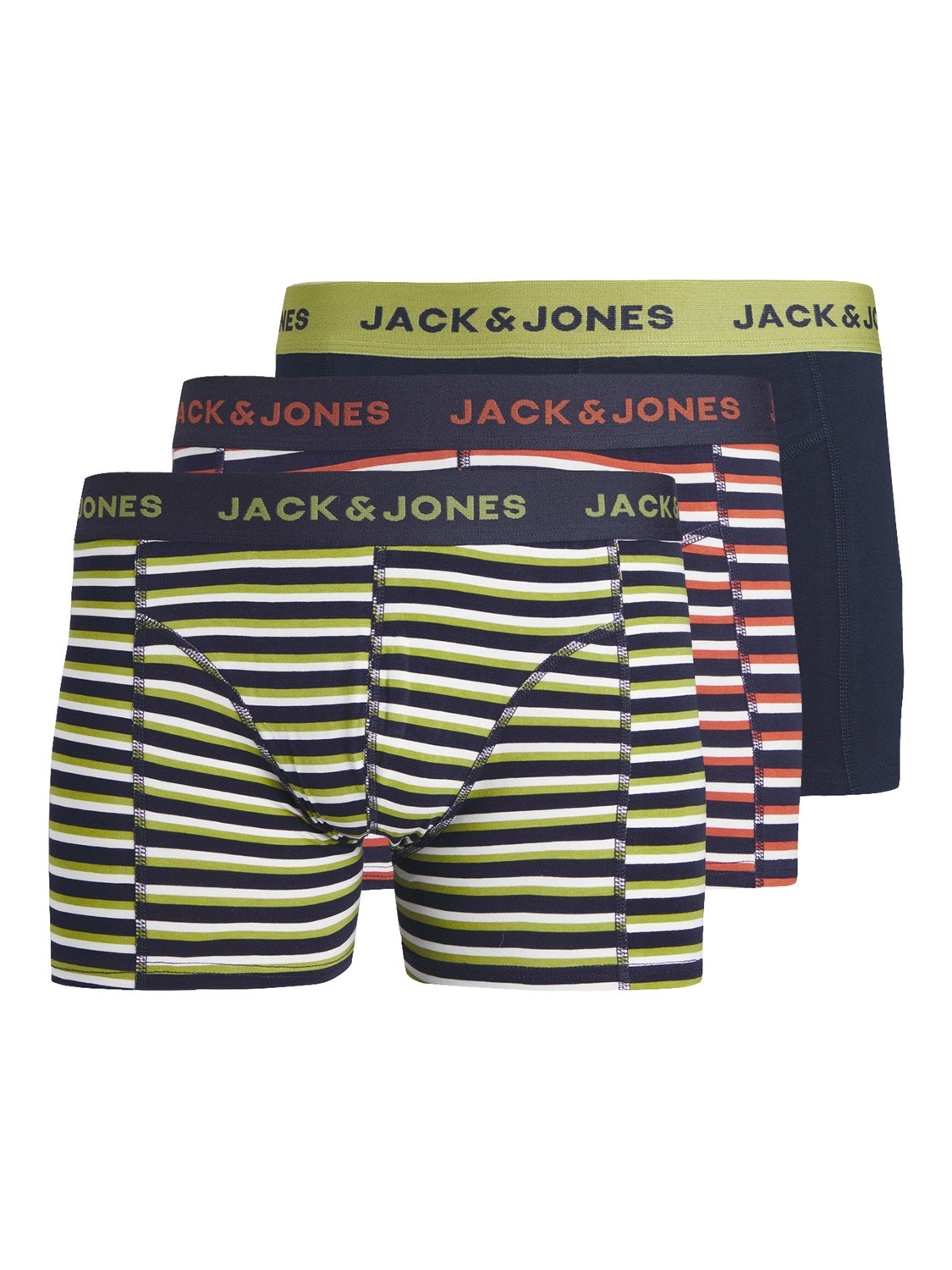 Jack & Jones 3-pack Trunks -Navy Blazer - 12252530
