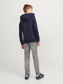 Jack & Jones JWGLENN JJIORIGINAL SQ 273 Jean slim Pour les garçons -Grey Denim - 12252553