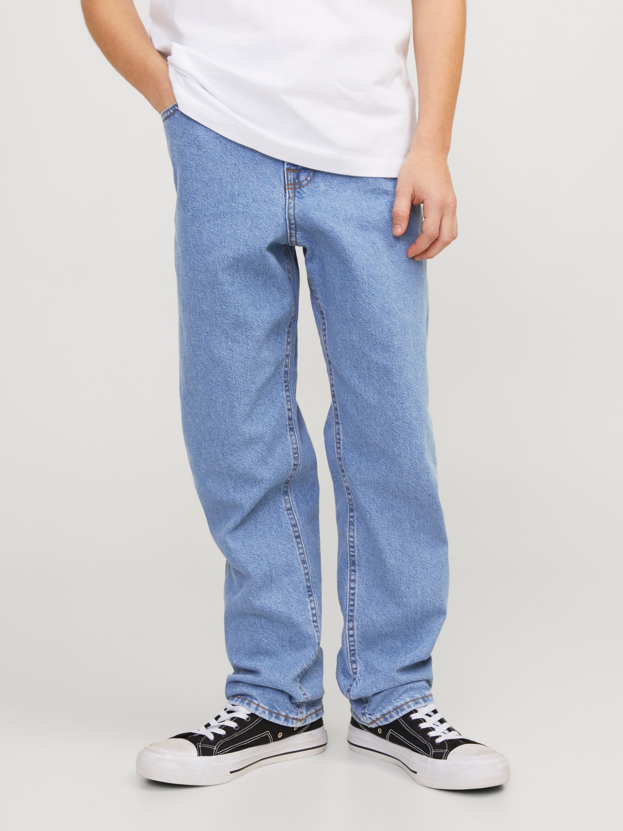 Jack & Jones JWCHRIS JJIORIGINAL SQ 951 JNR Relaxed Fit Τζιν Για αγόρια -Blue Denim - 12252577