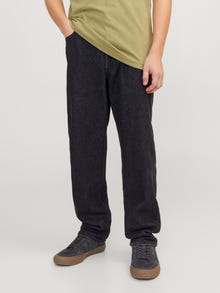 Jack & Jones JWCHRIS JJIORIGINAL SQ 953 JNR Laisvo kirpimo džinsai Jaunimui -Black Denim - 12252579
