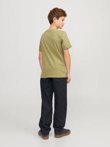 Jack & Jones JWCHRIS JJIORIGINAL SQ 953 JNR Laisvo kirpimo džinsai Jaunimui -Black Denim - 12252579