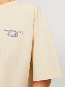 Jack & Jones Camiseta Estampado Cuello redondo -Buttercream - 12252644
